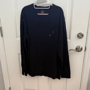 Polo by Ralph Lauren Classic Black Long Sleeve Tee
